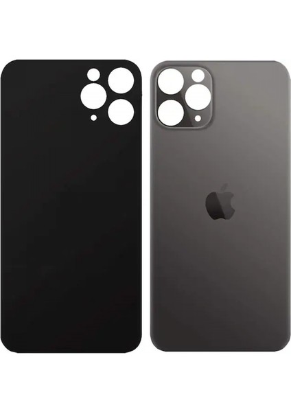 Apple iPhone Uyumlu 11 Pro Max Arka Pil Kapağı Siyah