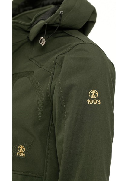 Kürklü Su ve Rüzgar Geçirmez Haki Softshell Kışlık Erkek Mont fırsatları