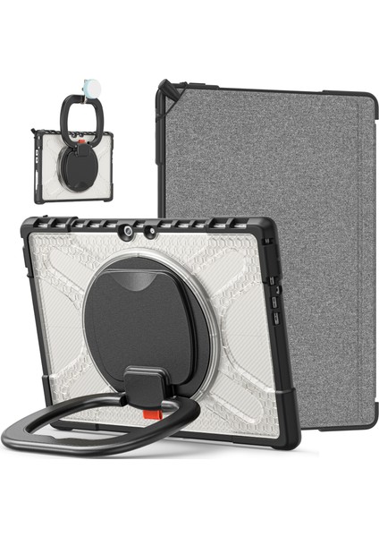 Microsoft Surface Pro 8 Şeffaf Için Tpu + Pc Kılıfı (Yurt Dışından)