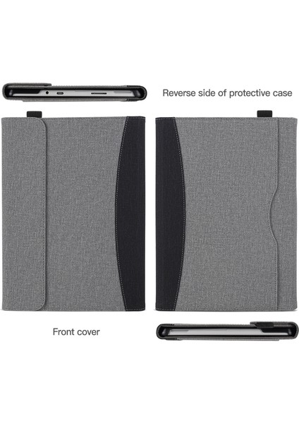 Microsoft Surface Pro 8 Siyah Için Deri Tablet Kılıfı (Yurt Dışından)