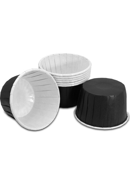 Mat Siyah Muffin Kek Kapsülü 50'li x 5 Paket