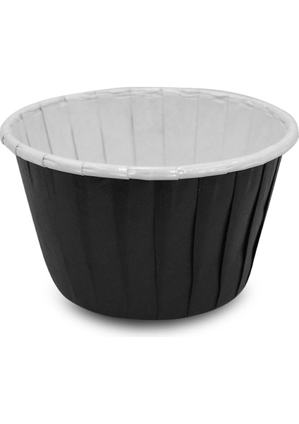 Mat Siyah Muffin Kek Kapsülü 50'li x 5 Paket