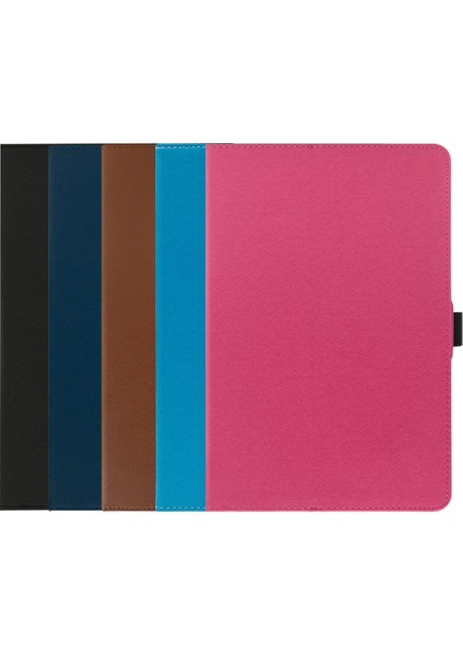 Tcl Nxtpaper 14 Için Cilt Dokusu Deri Tablet Kılıfı Koyu Mavi (Yurt Dışından)