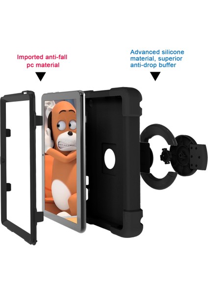 Fire Hd8 (2020) Pc + Silikon Kılıf Siyah (Yurt Dışından)