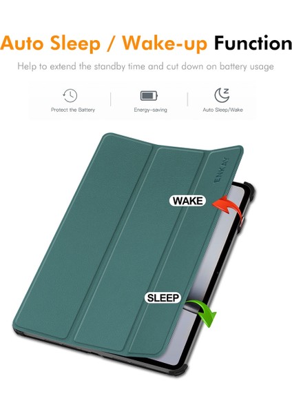 Enkay Pu Akıllı Kılıf Oneplus Pad 2 / Pad Pro 12.1 Siyah (Yurt Dışından)