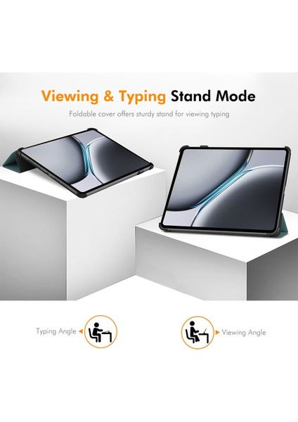 Enkay Pu Akıllı Kılıf Oneplus Pad 2 / Pad Pro 12.1 Siyah (Yurt Dışından)
