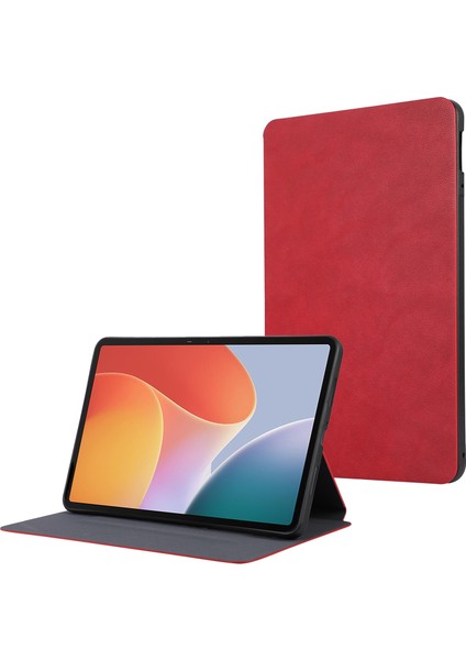Infinix Xpad Kırmızı Için Tpu Tablet Deri Kılıf (Yurt Dışından)