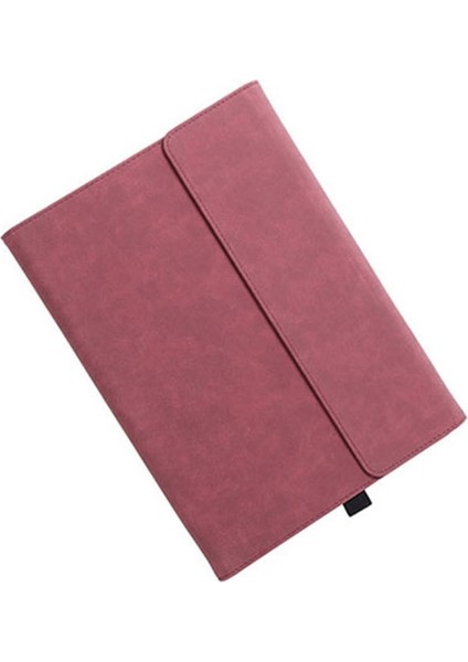 Microsoft Surface Pro 7/7+ Deri Kılıf Kırmızı (Yurt Dışından)