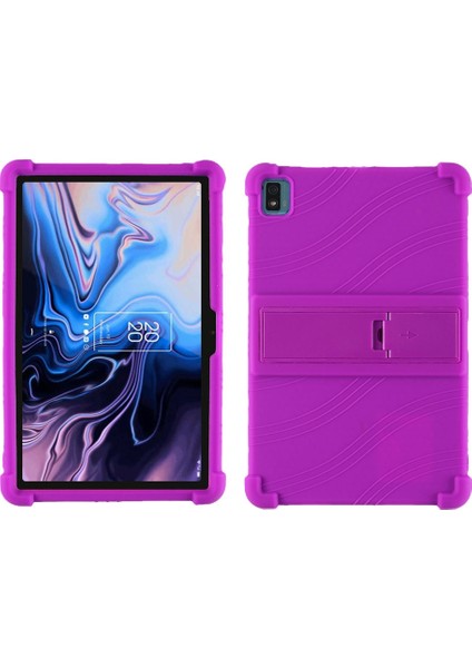 Tcl 10 Tab Max Için Silikon Tablet Kılıfı 10,36 Inç Mor (Yurt Dışından)