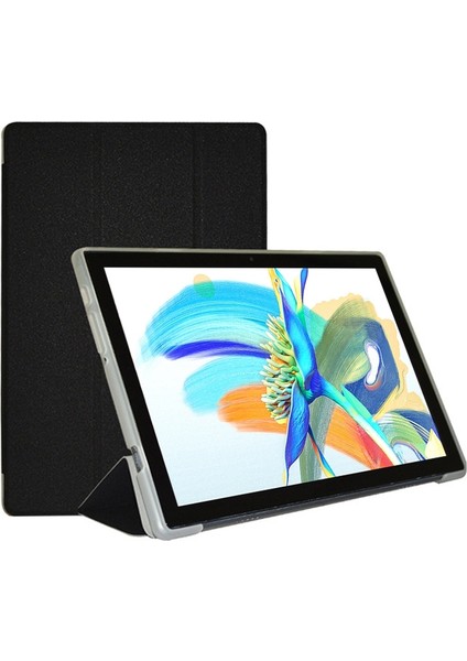 Teclast M40 Pro / M40 / P20HD Siyah Için Pu Deri Kılıf (Yurt Dışından)