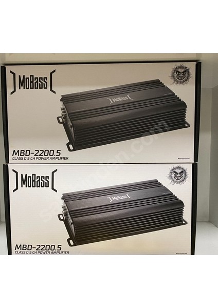 MBD-2200.5 D Classs 4 Ohm 115X4 Sub 1X500 Rms Yeni Nesil 5 Kanal Oto Amfi