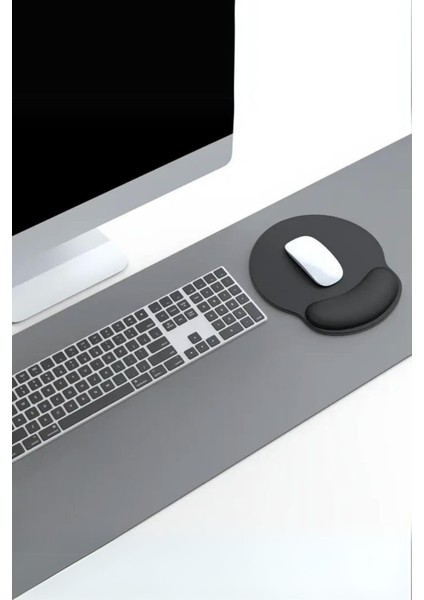 Premium Konforlu Bilek Destekli Ergonomik Kaymaz Taban Mouse Pad , Bilek Koruyucu Tasarım