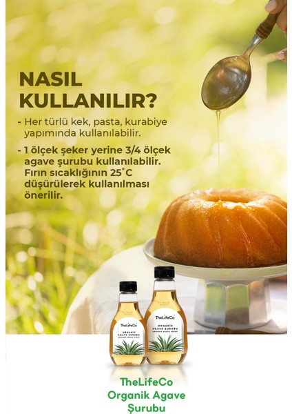Organik Agave Şurubu 660g x 2 Adet