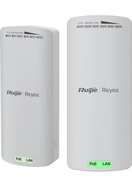 Ruıjıe Reyee RG-EST100-E Outdoor 300 Mbps 2.4 Ghz 2li Paket Noktadan Noktaya Dış Mekan Access Point