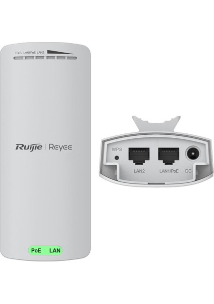 Ruıjıe Reyee RG-EST100-E Outdoor 300 Mbps 2.4 Ghz 2li Paket Noktadan Noktaya Dış Mekan Access Point