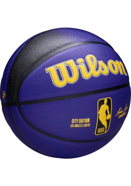 Basketbol Topu 2024 Nba Team City Collector Los Angeles Lakers Size 7 WZ4033814XB7