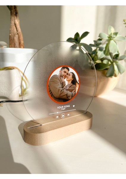 Kişiye Özel Spotify Cam Müzik Tablosu Işıklı Çerçeve fiyatları