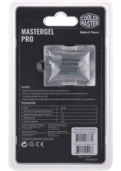 CoolerMaster MasterGel Pro Termal Macun R2 (MGY-ZOSG-N15M-R2)