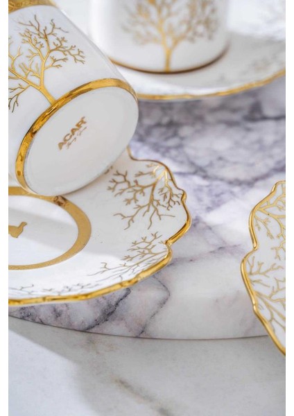 Kıeran Gold 6 Kişilik Kahve Fincanı Takımı