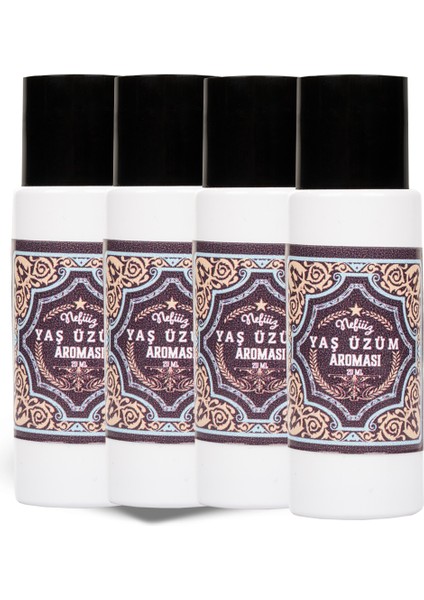 Yaş Üzüm Aroması 20 ml (4'lü Avantaj Paketi )