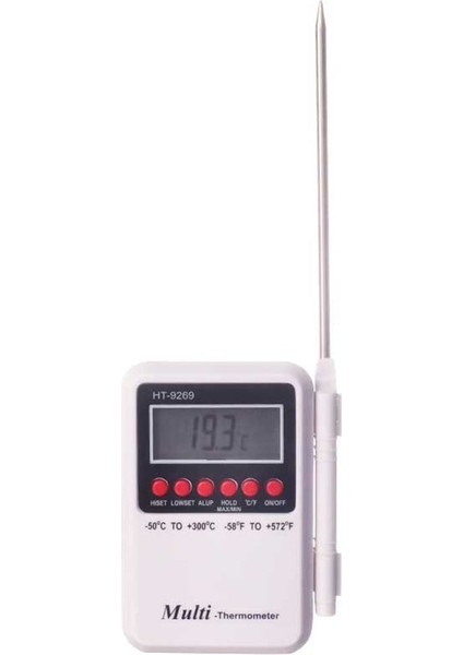 Tt-Technıc Termometre HT-9269 Multı Sistem Cep Tipi Daldırmalı Tt Technıc