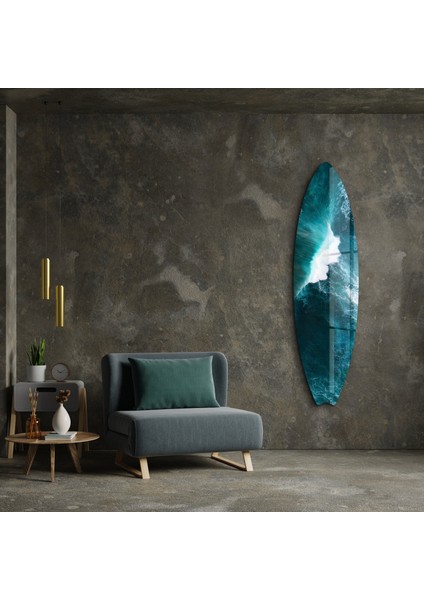 Ocean Waves | Surfboard Cam Duvar Tablosu