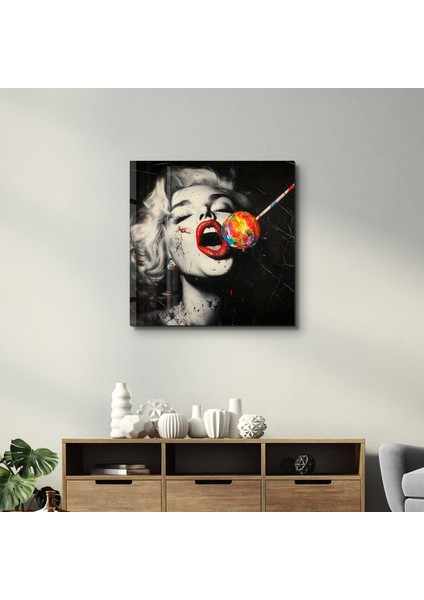 Lollypop - Hollywood Vibes | Cam Duvar Tablosu