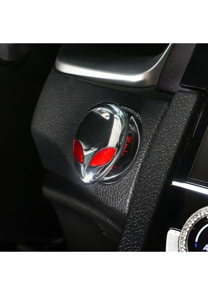 Motor Çalıştırma Durdurma Düğmesi Kapağı Otomatik Ateşleme Iç Aksesuarlar Halka Metal Çizilmez Koruyucu Kırmızı fiyatları