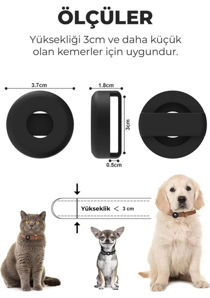 Airtag Uyumlu Köpek Tasma Kılıfı indirimleri
