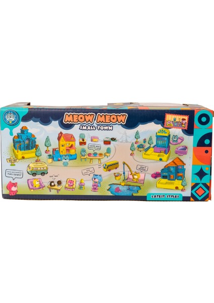 Şehir Seti Sesli Işıklı Kedili Yatak Odası Seti modelleri