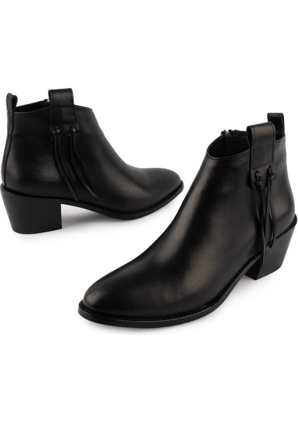 Sade Düz Rahat Modern Vesten Bot Siyah Deri 4750 fiyatları