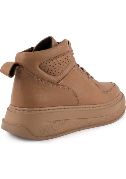 Hakiki Deri Kalın Ortopedik Taban Bağlı Fermarlı Spor Bot Sand 3613 indirimleri