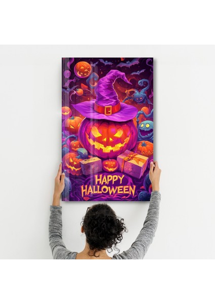 Glowing Jack-O-Lanterns | Halloween Cam Duvar Tablosu