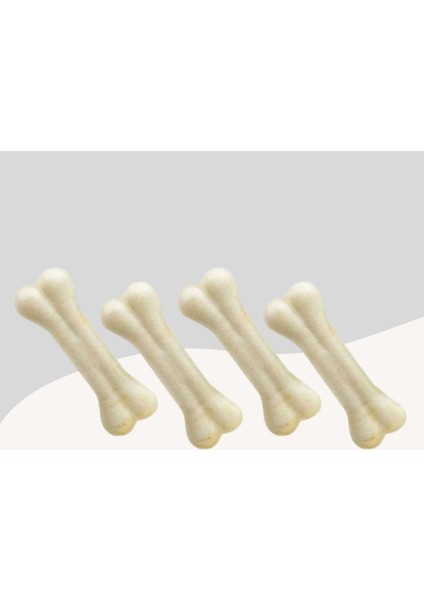 Köpekler Için Beyaz Press Çiğneme Kemiği 15cm 4lü Paket