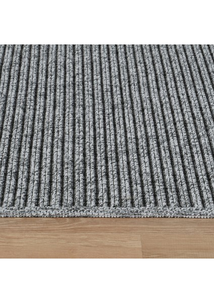 Kilim/jüt Assos V2 Gri 80 x 300 cm