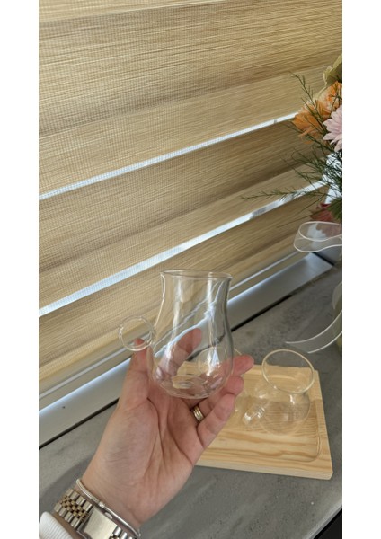 Lime Kulplu Borosilikat 6'Lı Çay Bardağı 180ml fırsatları