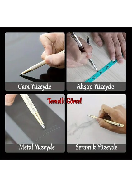 Metal Karbür Uçlu Çelik Alüminyum Ahşap Çizici Işaretleyici Kalem Seramik Cam Kırıcı Kesici 1 Adet modelleri