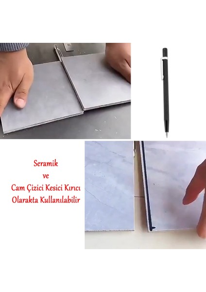 Metal Karbür Uçlu Çelik Alüminyum Ahşap Çizici Işaretleyici Kalem Seramik Cam Kırıcı Kesici 1 Adet indirimleri
