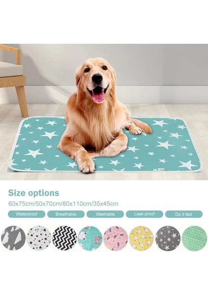 Su Geçirmez A10 Stili 50CMX70CM Idrar Pedi Bebek Yatağı Köpek Yatağı Su Geçirmez Mat Yıkanabilir Köpek Bezi Araba Koltuğu Örtüsü Için Yeniden Kullanılabilir Neme Dayanıklı Battaniye (Yurt Dışından)