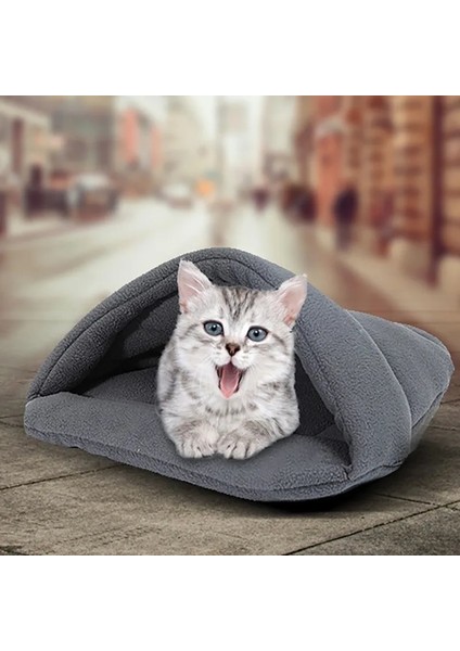 Kahverengi Tarzı S - 45X35CM Benepaw Li Sıcak Ev Kedi 10 Renk Sıcak Satış Rahat Yumuşak Kedi Uyku Tulumu Yavru Taşınabilir Kış Sonbahar Pet Yatak Kedi Xs (Yurt Dışından) indirimleri
