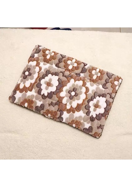 Kahverengi Çelenk Tarzı 1-35X29CM Pet Battaniye Köpek Yatağı Ropa Perro Yumuşak Kalınlaşmış Polar Ped Yataklar Köpekler Için Mat Kedi Kanepe Yastık Ev Kilim Sıcak Köpek Uyku Örtüsü (Yurt Dışından)
