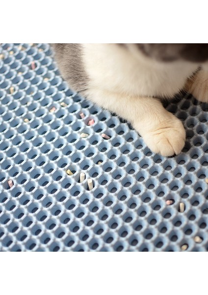 Kahverengi Tarzı L 45X60CM Pet Kedi Kumu Mat Su Geçirmez Katlanabilir Eva Çift Katmanlı Kediler Mat Alt Kaymaz Pet Kum Kedi Mat Katmanı Pet Kum Yakalayıcı Mat (Yurt Dışından) fırsatları
