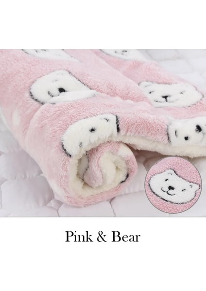 Flanel Pad A Stili 61X41CM Uzun Peluş Köpek Kedi Yatağı (Yurt Dışından)