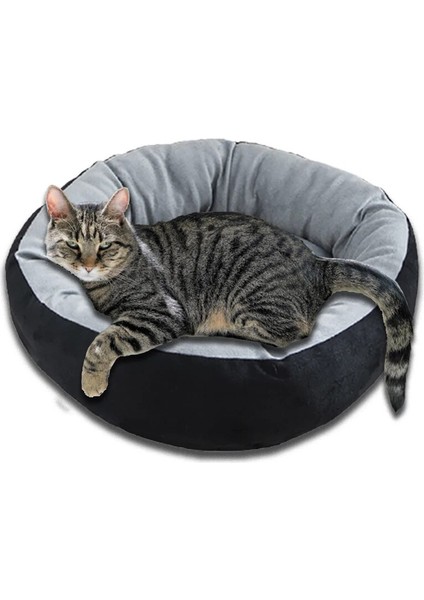 Gri Tarzı Xs Çap 30CM Sevimli Kedi Yatak Evi 60 cm Pamuk Kedi Yastık Nesk Kanepe Yavru Yavru Köpek Için Sıcak Sepet Kedi Aksesuarları Evcil Hayvan Yatakları ve Evleri (Yurt Dışından) fiyatları