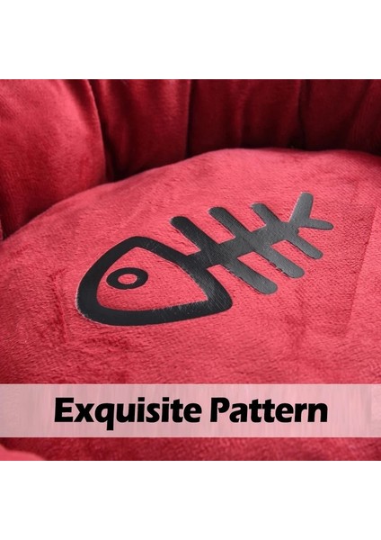 Kırmızı Stil Xs Çap 30CM Sevimli Kedi Yatak Evi 60 cm Pamuk Kedi Yastık Nesk Kanepe Yavru Yavru Köpek Için Sıcak Sepet Kedi Aksesuarları Evcil Hayvan Yatakları ve Evleri (Yurt Dışından) fırsatları