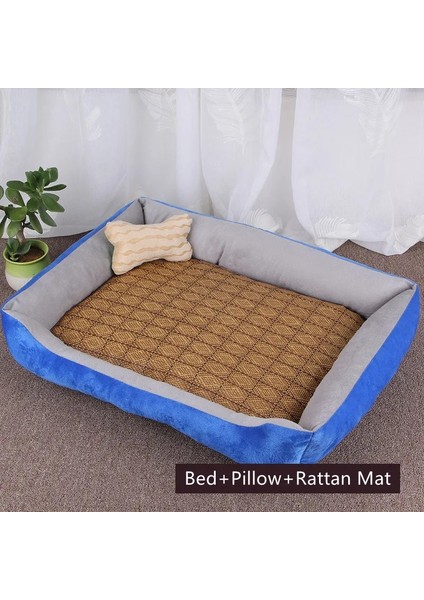 Mavi-A Tarzı Xxs 40X25X15CM Pet Köpek Yatağı Sıcak Kanepe Köpek Paspasları Küçük Orta Büyük Köpek Yumuşak Yatağı Köpekler Için Yıkanabilir Ev Kedi Yavrusu Pamuk Kulübesi Mat (Yurt Dışından)