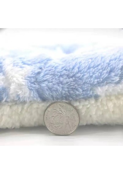 B Tarzı 30X40CM Köpek Yatağı Cama Perro Pet Battaniye Yumuşak Kalınlaşmış Polar Ped Yatak Mat Yavru Köpek Kedi Kanepe Minderi Ev Halısı Sıcak Uyku Örtüsü (Yurt Dışından)
