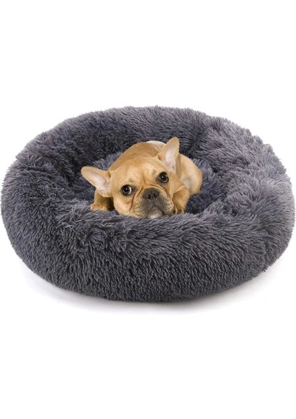 Kahve Tarzı S 15.74 INÇ-40CM Yuvarlak Köpek Yatağı Yumuşak Peluş Kedi Yatağı Köpek Kedi Kış Sıcak Uyku Kulübesi Çıkarılabilir Yıkanabilir Köpek Kanepe Minderi Büyük Köpek Evi (Yurt Dışından)