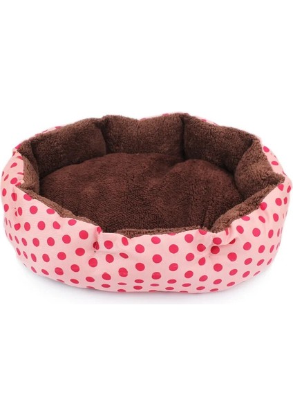 Pembe Stil 30X40X10CM Küçük Pet Yatak Için Köpek Yatağı Sevimli Doghouse Nokta Baskılı Pet Mat Kedi Yatağı Pet Cathouse Köpek Yatağı Küçük Köpekler ve Kedi Için Pet Malzemeleri (Yurt Dışından) fırsatları