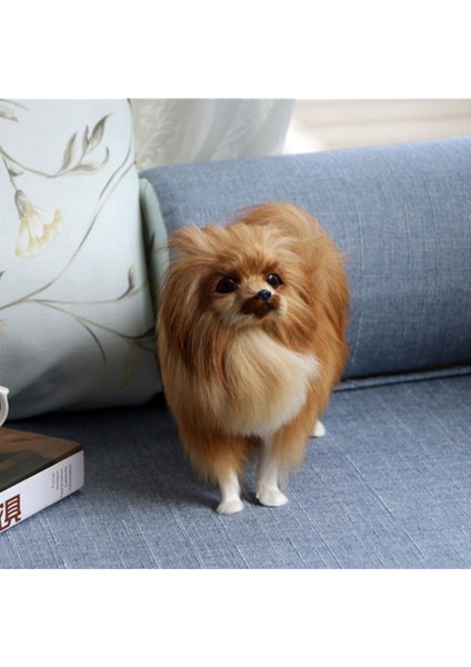 Simülasyon Modeli Simülasyon Pomeranian Köpek Modeli Oyuncaklar (Yurt Dışından)